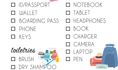 Travel Packing Checklist