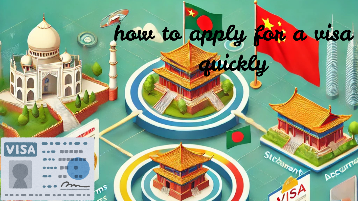 how to apply for a visa quickly